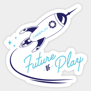 Future of Play - White Sticker